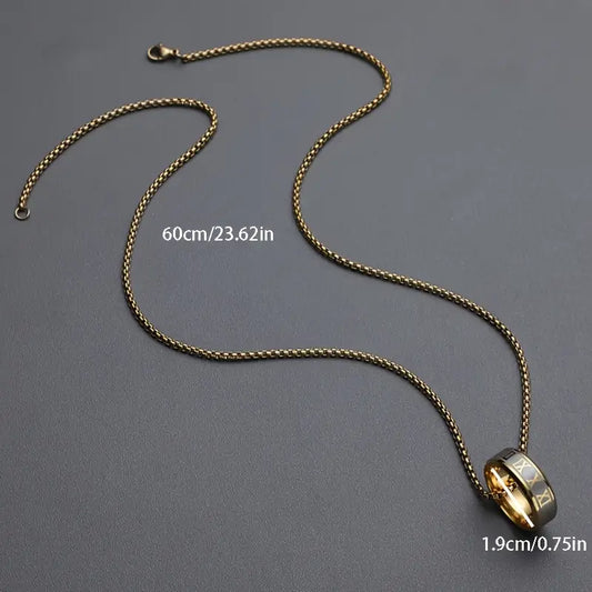 Collier pendentif, pierre de naissance synthétique d'avril